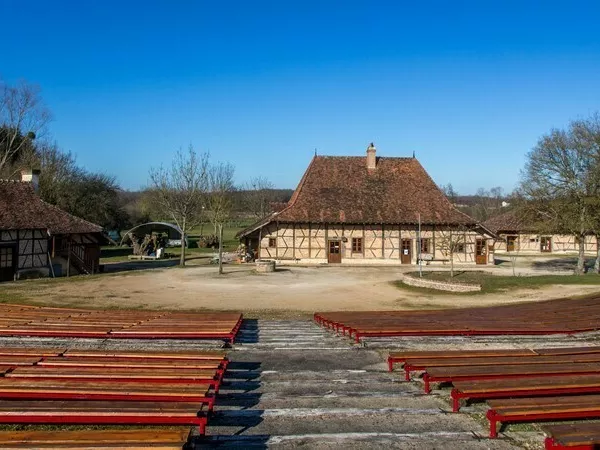 Théâtre de verdure vue du haut des gradins