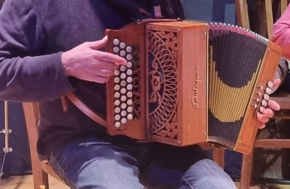 Accordéon diatonique,  - Accordéon diatonique, cours individuels, 14 séances mardis par an avec Frédéric Sonnery, 