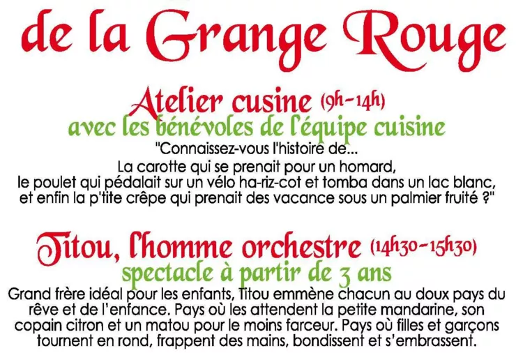 Carnaval à la Grange Rouge - 22 février